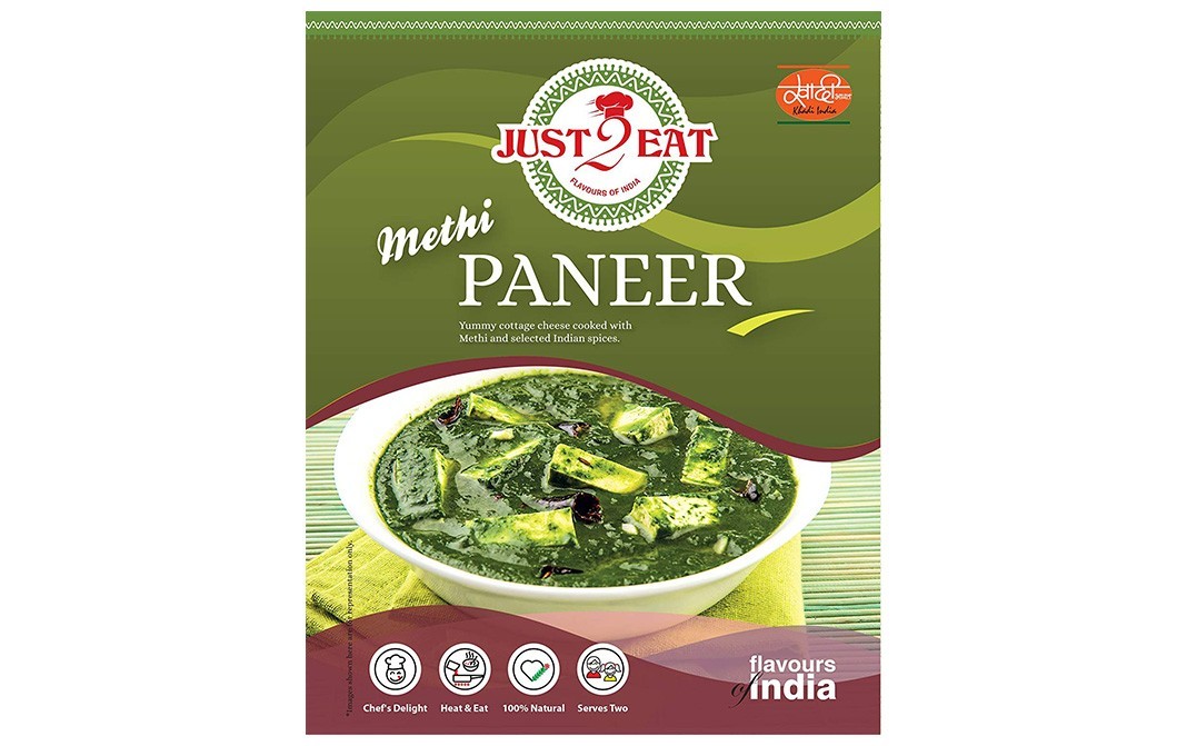 Just2Eat Methi Paneer    Box  300 grams